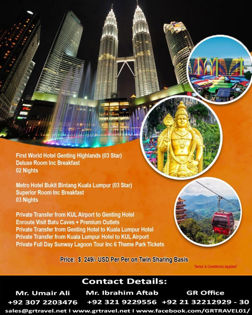 Kuala Lumpur & Genting Highlands Malaysia Tour Package by GR TRAVEL & TOUR SDN BHD