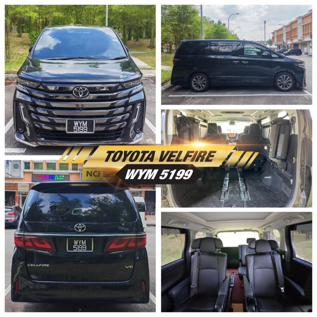 Toyota Velfire transportation service by ORANGE LEISURE SDN BHD